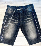 Endless Attire Short Jeans - Distressed Denim | Unisex Streetwear Shorts | Sizes S–XL | Lightweight 0.4kg